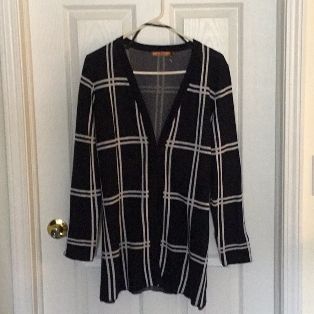 Bellini Navy & White Stripped cardigan -